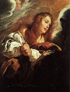  Domenico  Feti Saint Mary Magdalene Penitent oil painting artist